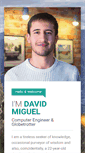 Mobile Screenshot of davidmiguel.com